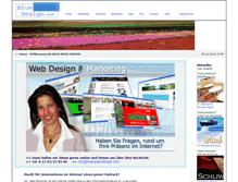 Tablet Screenshot of bluespacedesign.com